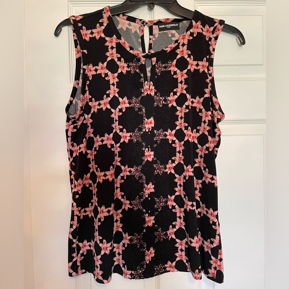 Karl Lagerfeld sleeveless top L